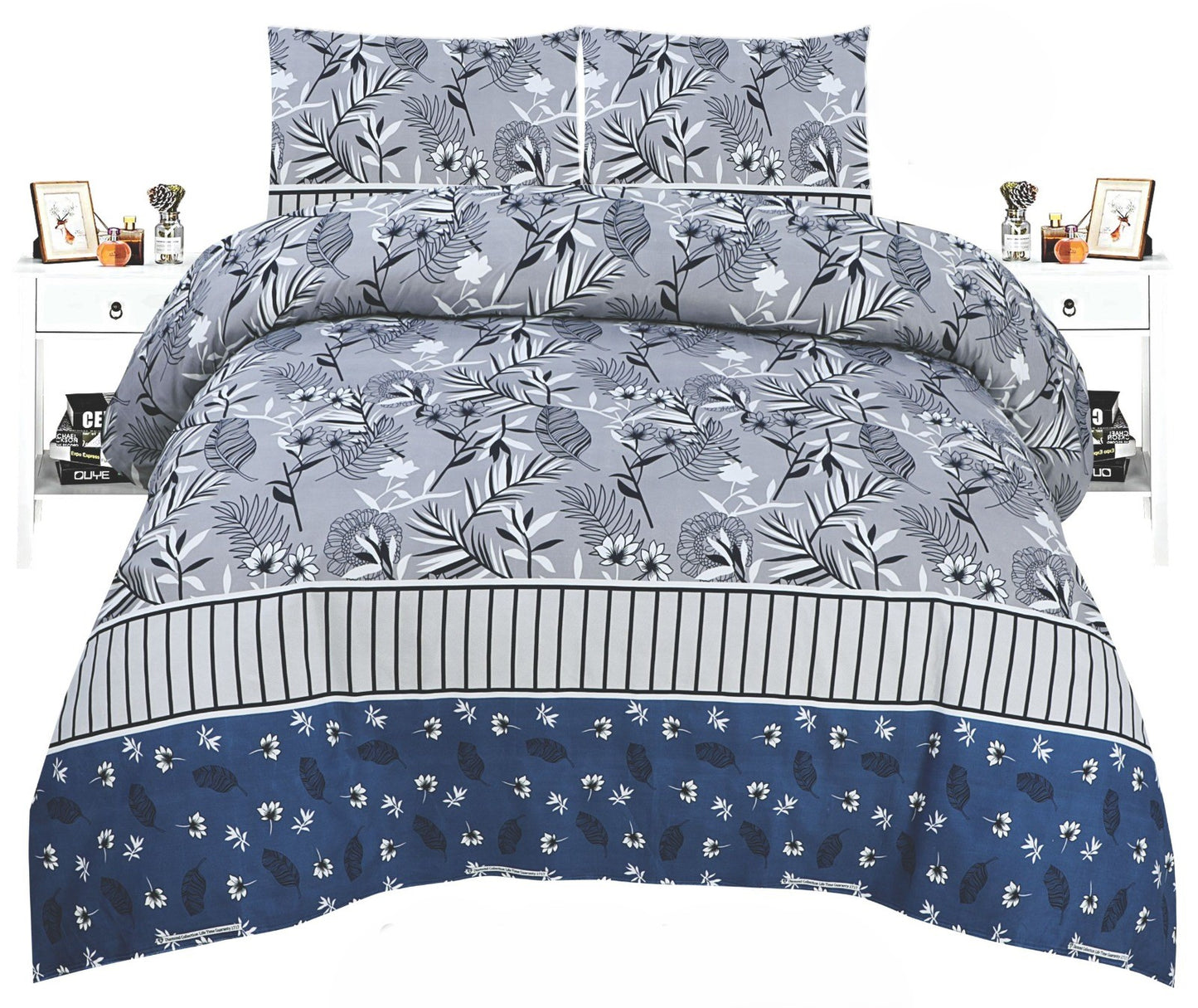 Crystal King Bed Sheet Set β Premium Quality with Multiple Colors and Different Designs