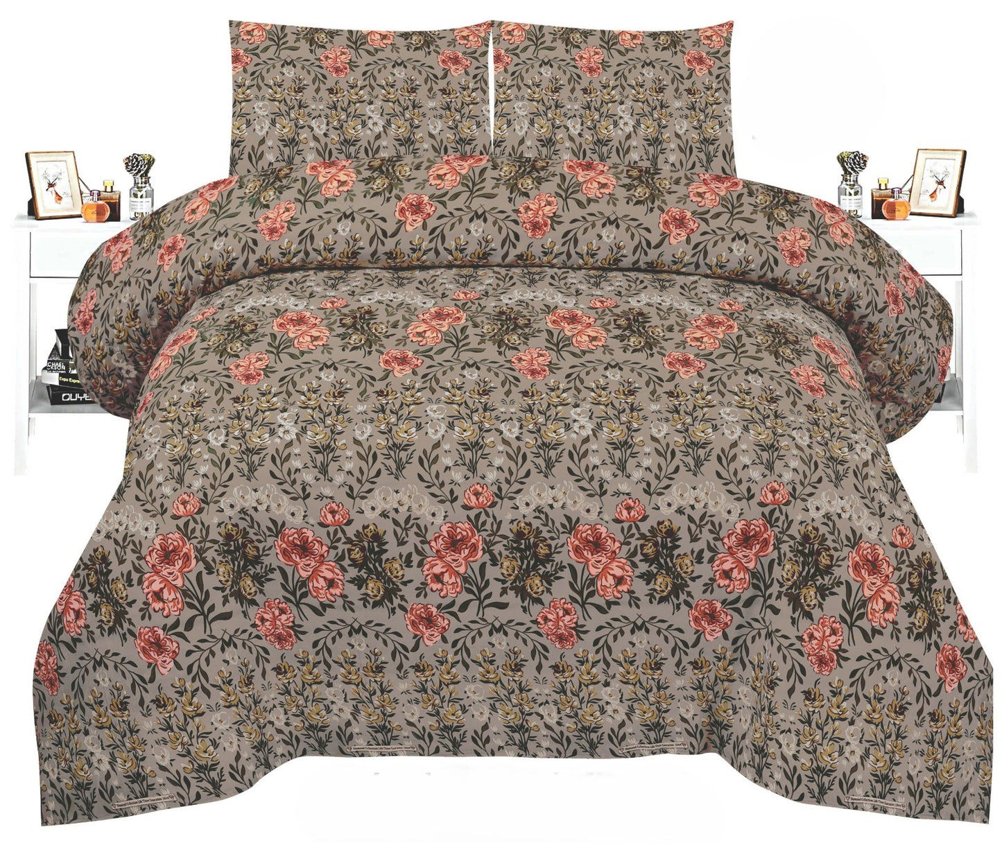 Crystal King Bed Sheet Set β Premium Quality with Multiple Colors and Different Designs