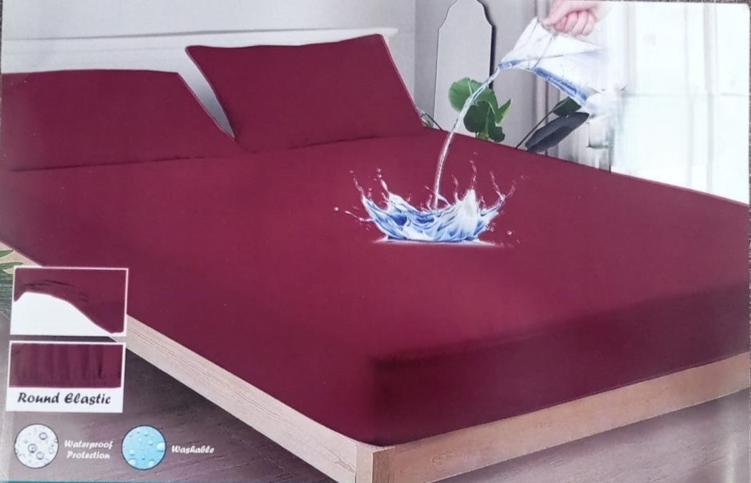 Waterproof Mattress Protector ā Fitted Sheet Style with Elastic Frill (King Size)