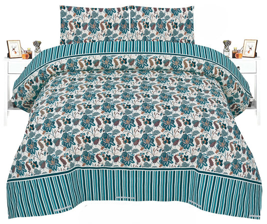 Crystal King Bed Sheet Set – Premium Quality with Multiple Colors and Different Designs